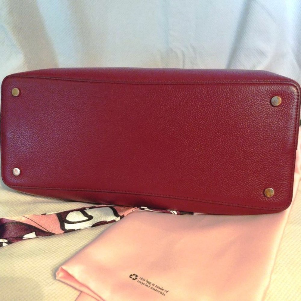 Kate Spade Double Bundle Jordyn Chain Tote w/Wallet in Blackberry Preserve - Picture 11 of 15